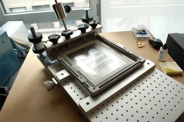 Materials and tools for building a DIY stencil printer