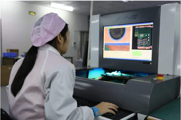 Screen showing real-time solder mask coating parameters