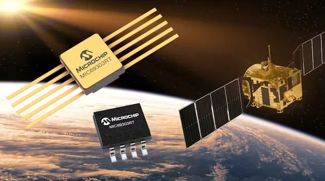 Radiation-hardened PCB in a space defense application.