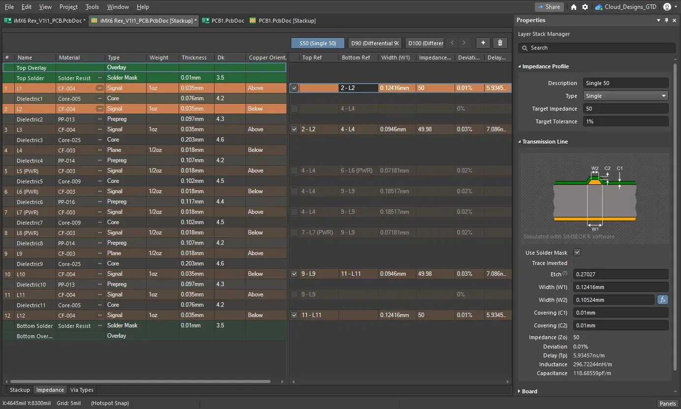 altium layer stack