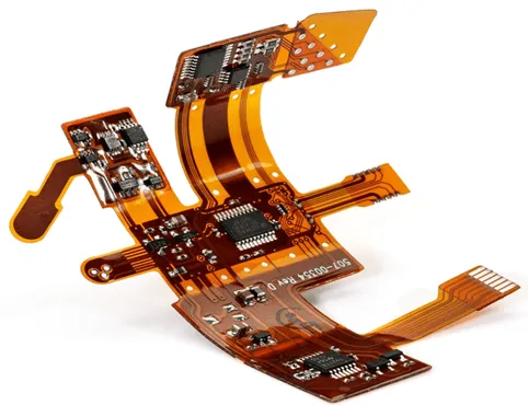 Layer structure of flex PCB materials for wearable health monitors