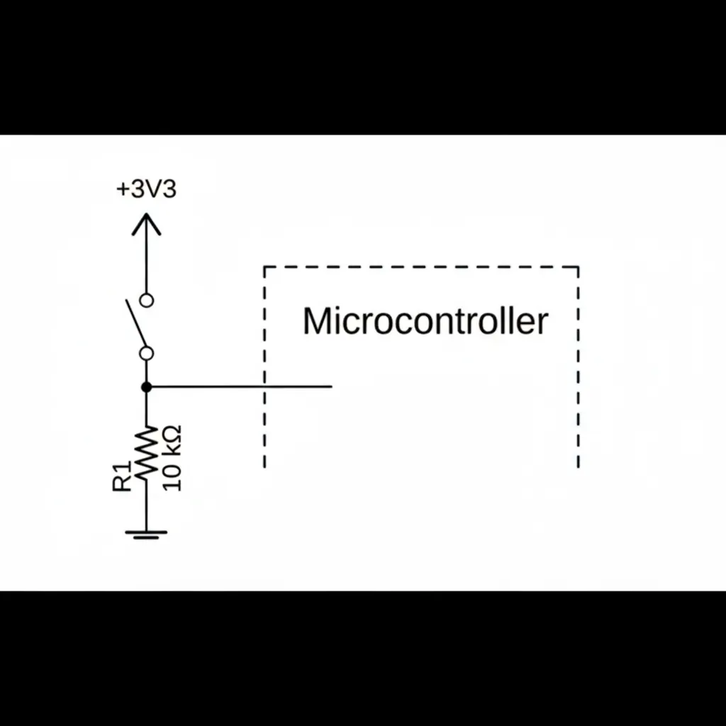 Pull-down resistor solution