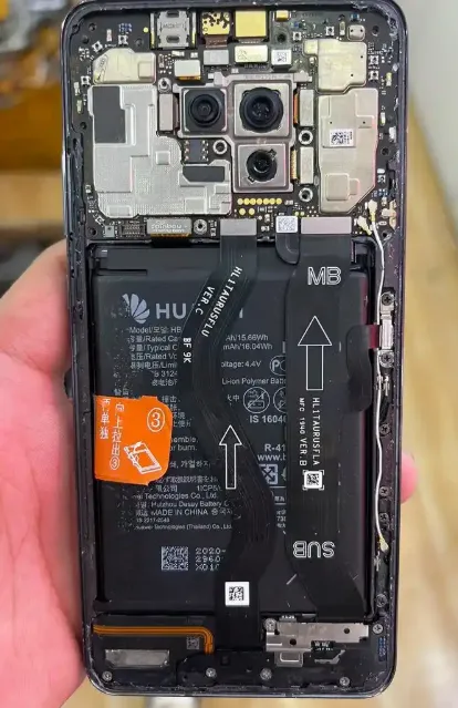 HDI PCB used in a smartphone mainboard
