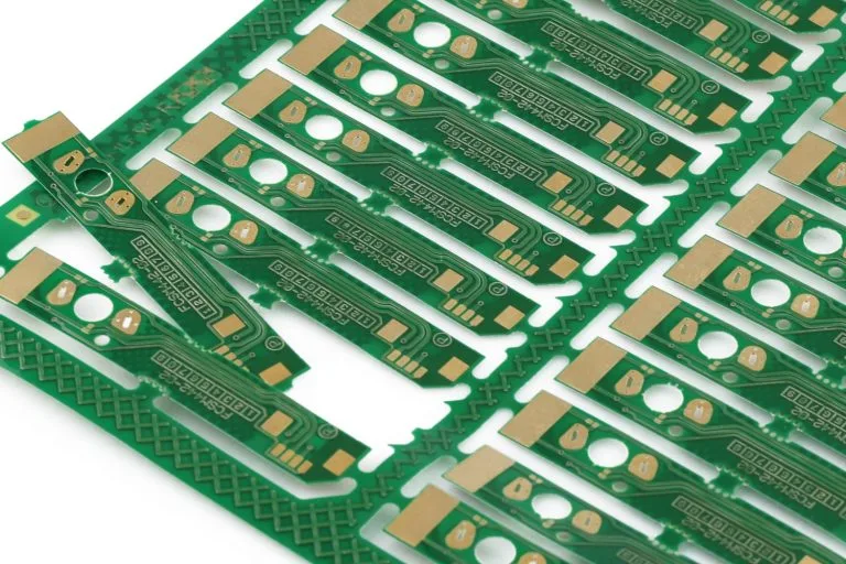 Panelized navigation PCB layout for cost-effective manufacturing.