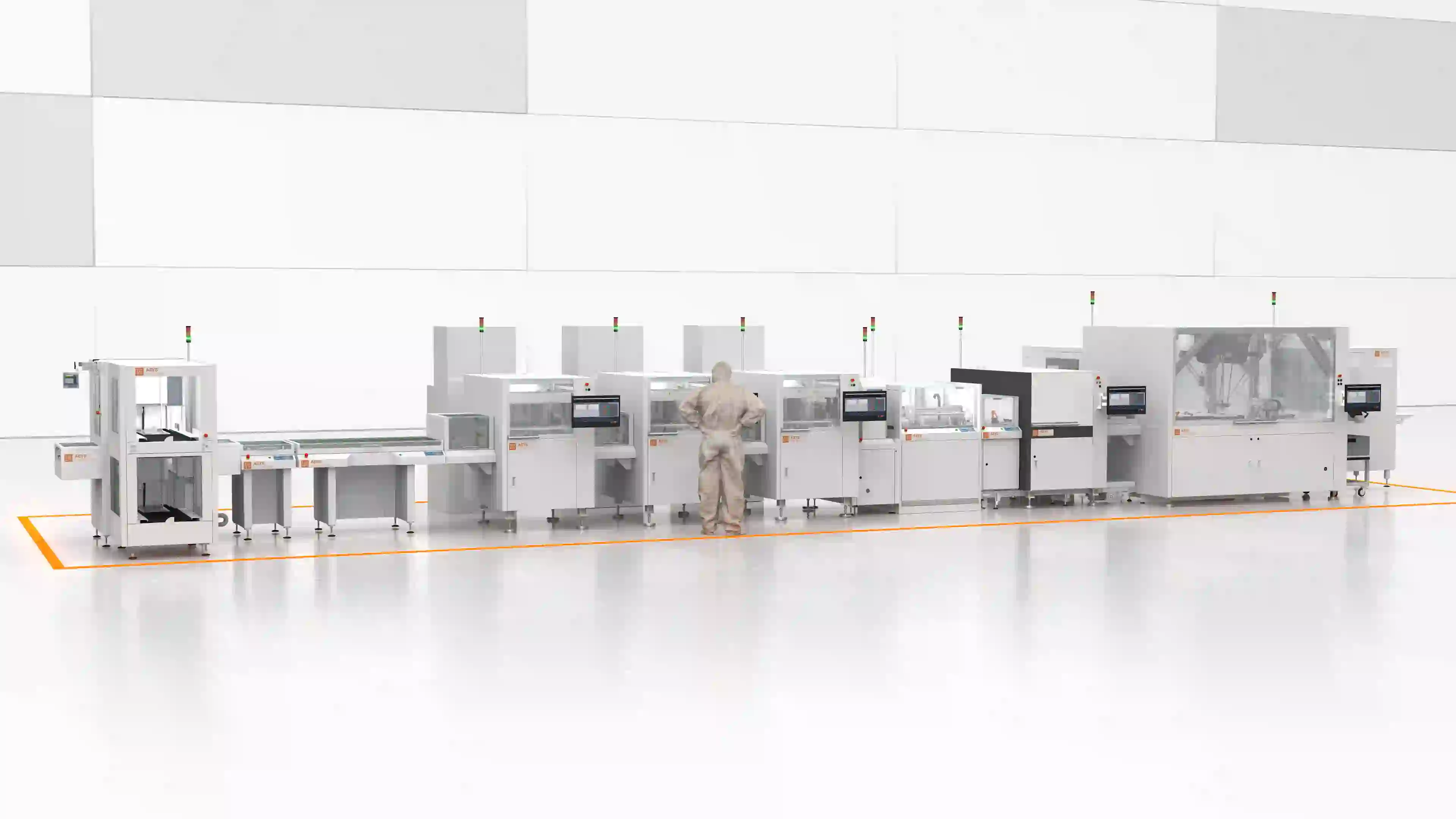 fully automated depaneling production line