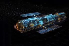 Futuristic space probe with compact, high-performance PCBs