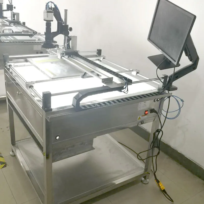 Stencil Flatness Inspection Setup