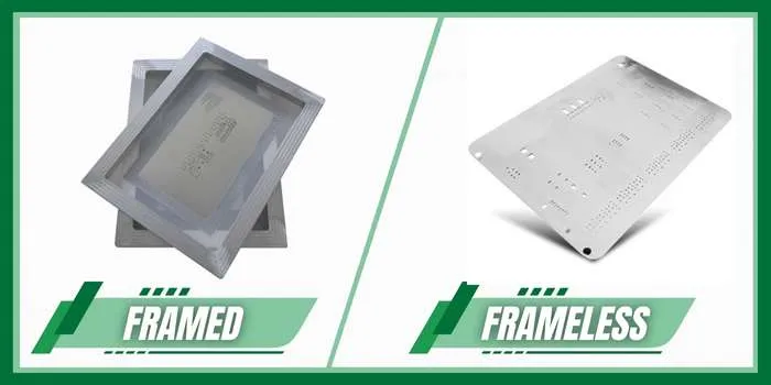 Framed vs Unmounted Stencil Side-by-Side Comparison