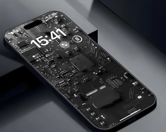 "HDI PCB in a smartphone showcasing high-density design and compliance with IPC standards."