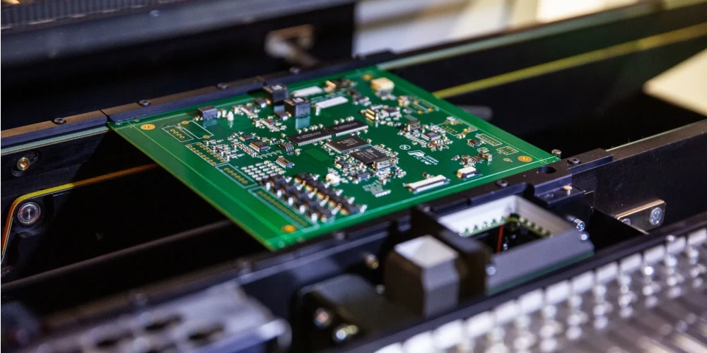 Finished PCB with SMT components for efficient manufacturing