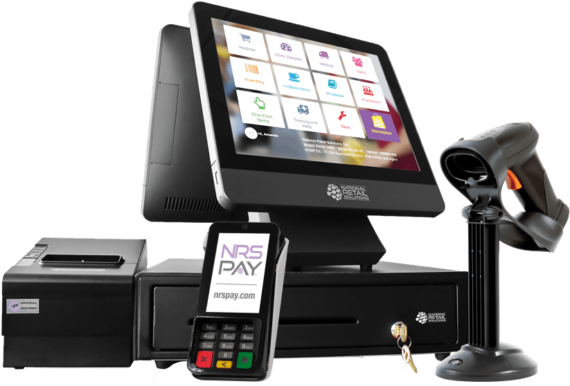 Point-of-Sale system with PCB for high-performance transactions."