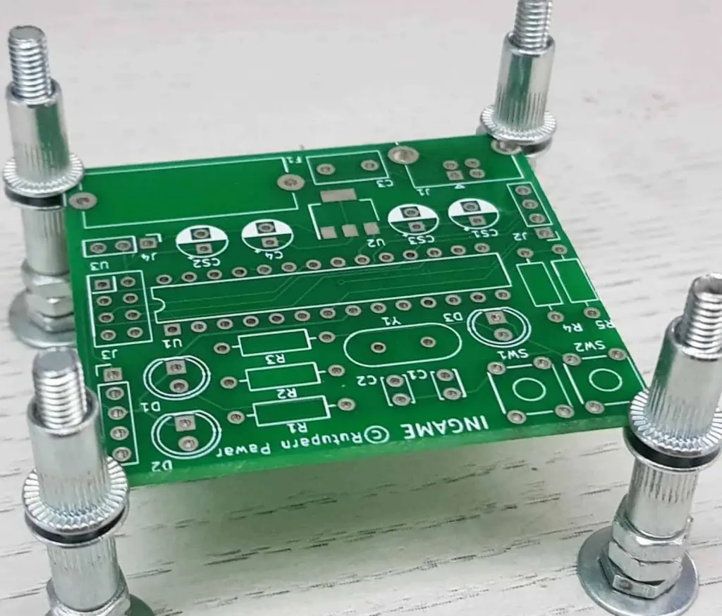 PCB mounted using NPTH for mechanical support