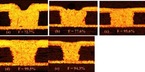 Microvia Plating Cross-Section