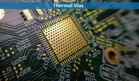Thermal Vias Under BGA