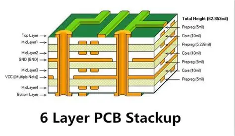 PCB Stack-up with Via Placement