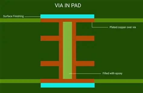 BGA footprint with stacked via-in-pad layout example