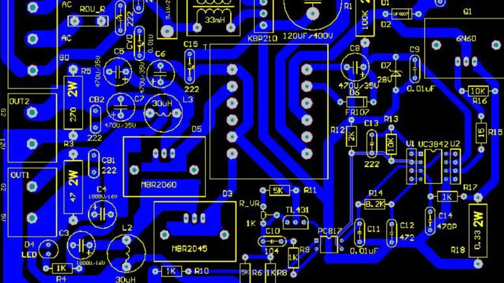 High Voltage PCB Layout Example