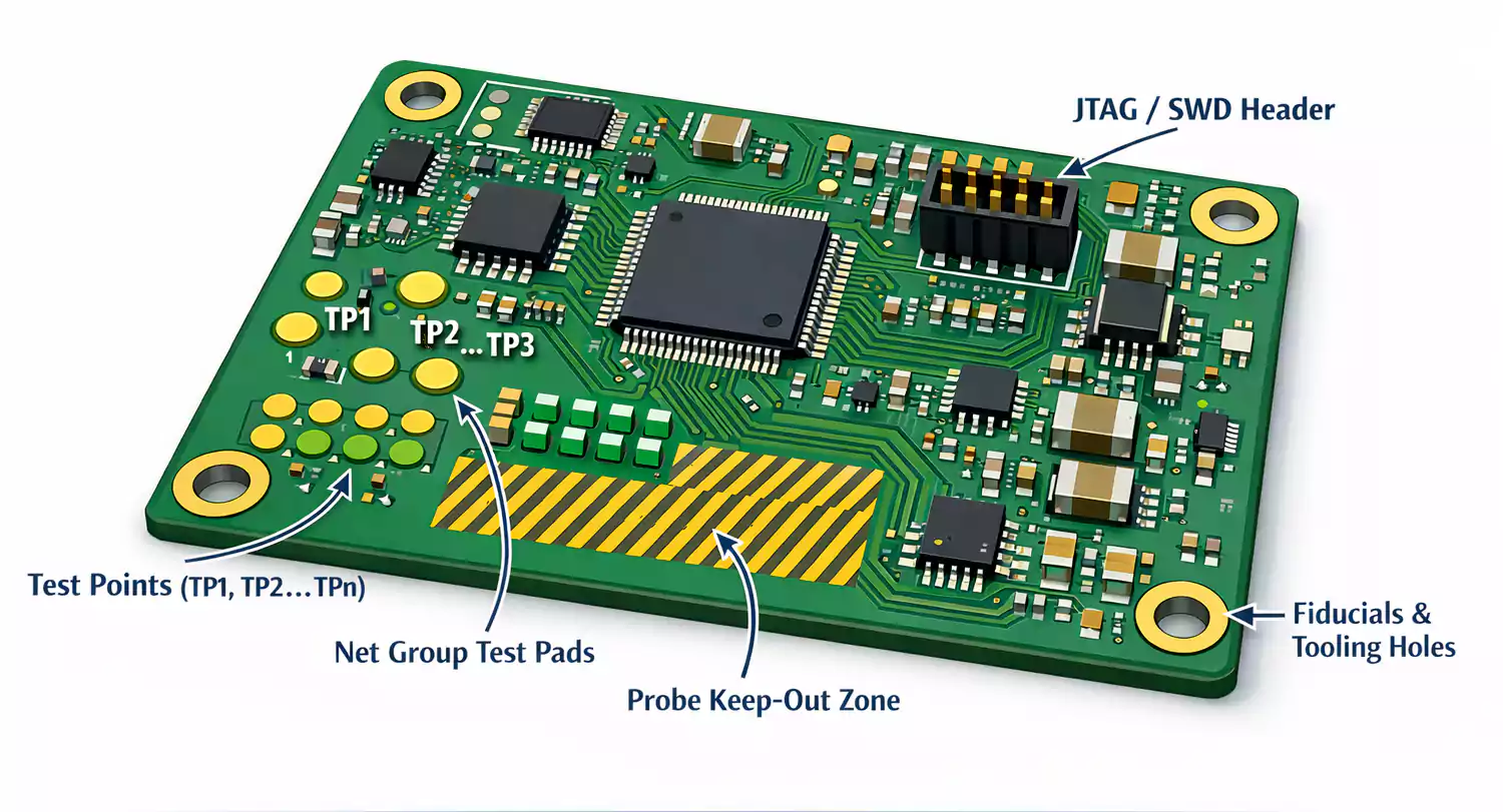 SMT Pad Spacing Diagram