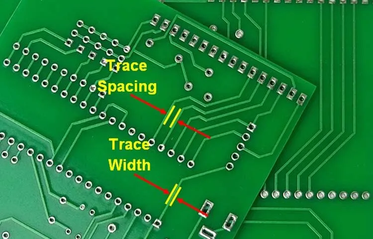 PCB Trace Width Measurement Setup