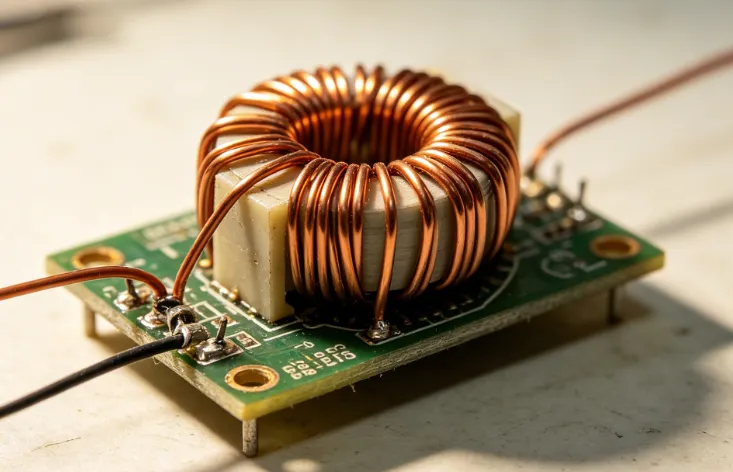 Secured homemade inductor ready for circuit integration
